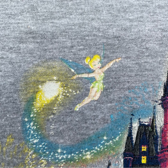 Walt Disney World Long Sleeve Graphic Tee Mickey Grey Crew Neck Shirt Parks S - Picture 5 of 12